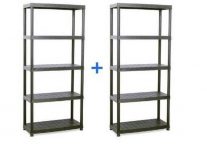 סט מדפים מפלסטיק קשיח