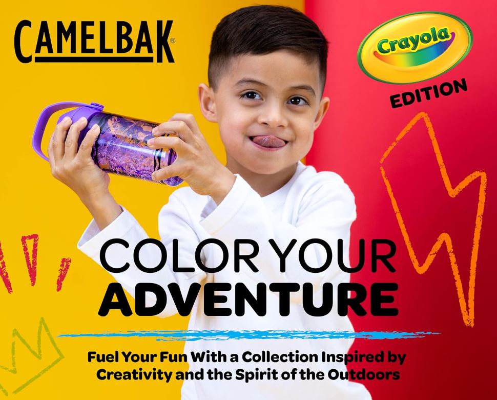בקבוק מים לילדים CamelBak Crayola