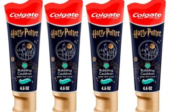 מארז 4 משחות שיניים Colgate הארי פוטר לילדים