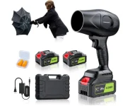 מפוח עלים אלחוטי YUQUESEN כולל 2 סוללות, מטען ומזוודה קשיחה