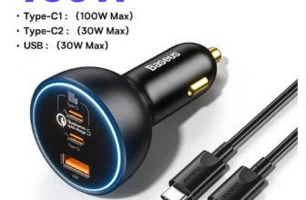 מטען מהיר לרכב Baseus 160W