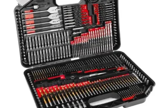 סט ביטים ומקדחים 246 חלקים COMOWARE במזוודה קשיחה