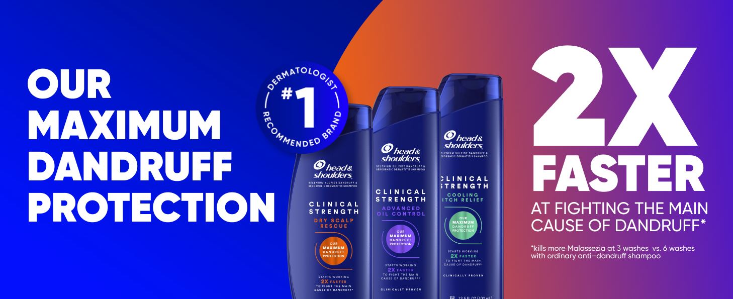 שמפו קליני Head & Shoulders לקרקפת יבשה