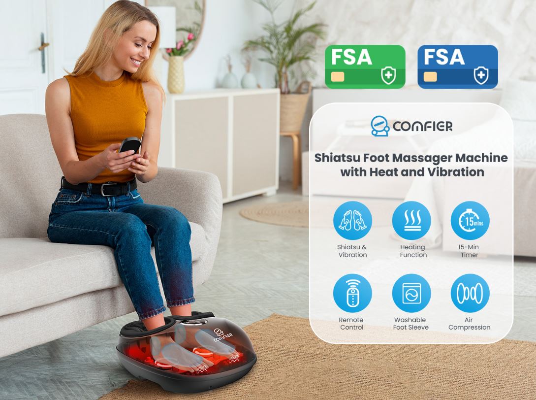 מכשיר עיסוי שיאצו לרגליים COMFIER