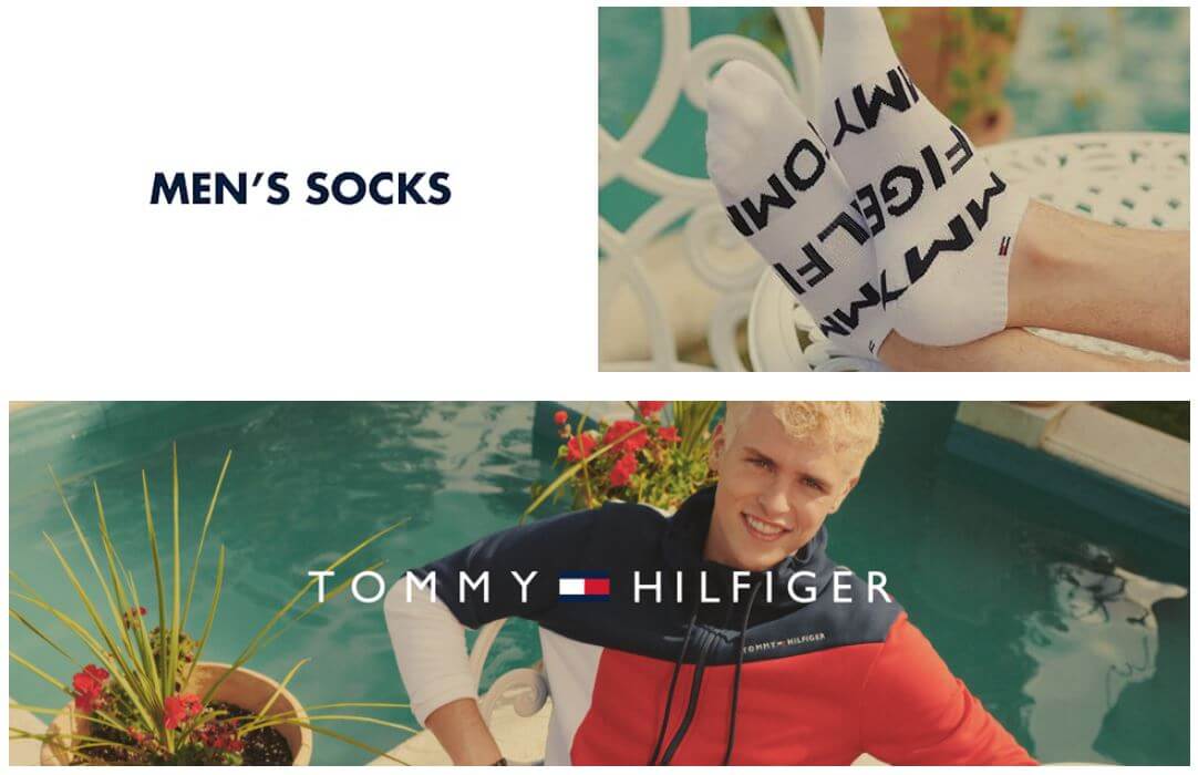 מארז 12 זוגות גרבי Tommy Hilfiger לגבר