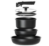 סט 6 חלקים סירים ומחבתות Carote