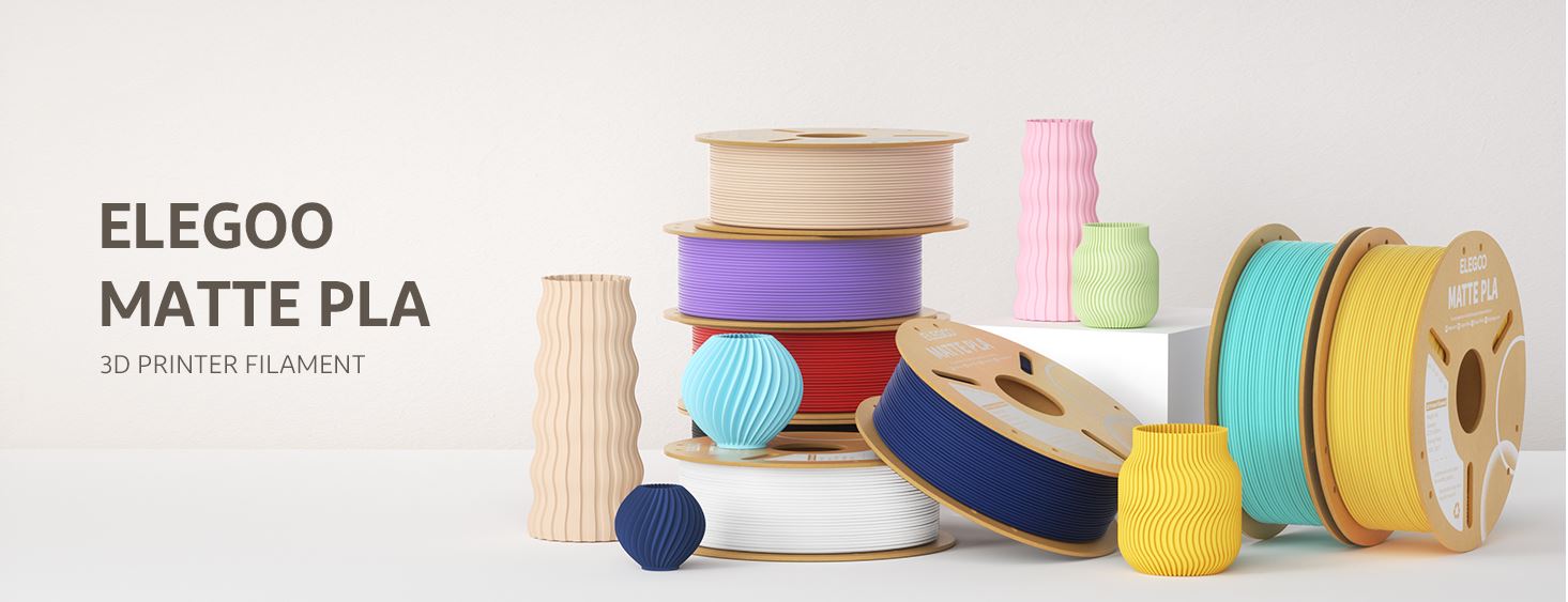 1 ק”ג PLA ELEGOO שחור מט