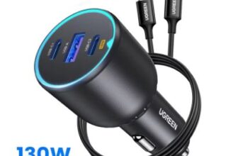 מטען לרכב טעינה מהירה UGREEN 130W