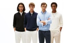 סריג Tommy Hilfiger לגברים רוכסן רבע