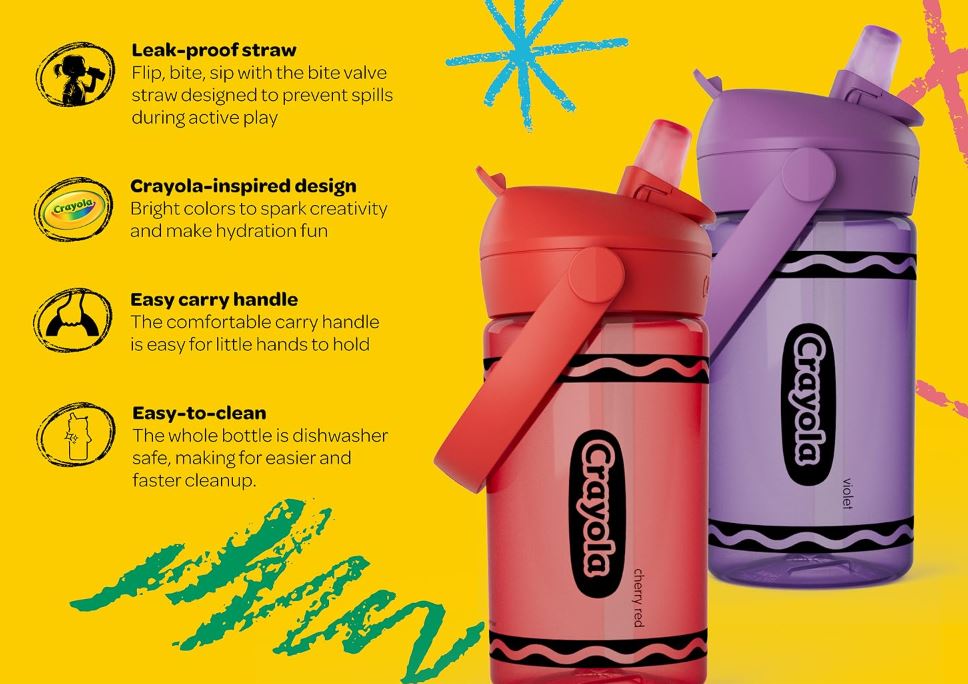 בקבוק מים לילדים CamelBak Crayola