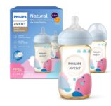 זוג בקבוקי האכלה Philips Avent Natural PPSU מעוצבים