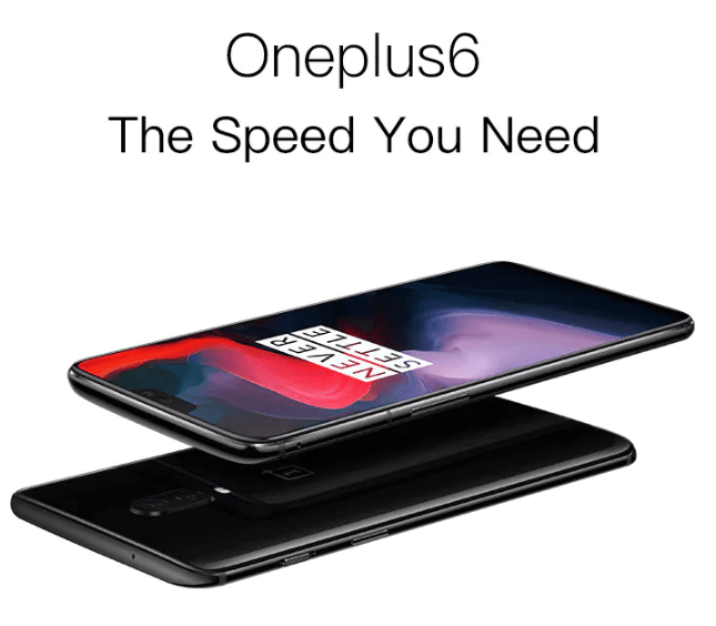 סמארטפון oneplus 6 דגם 6+64GB רום גלובלי