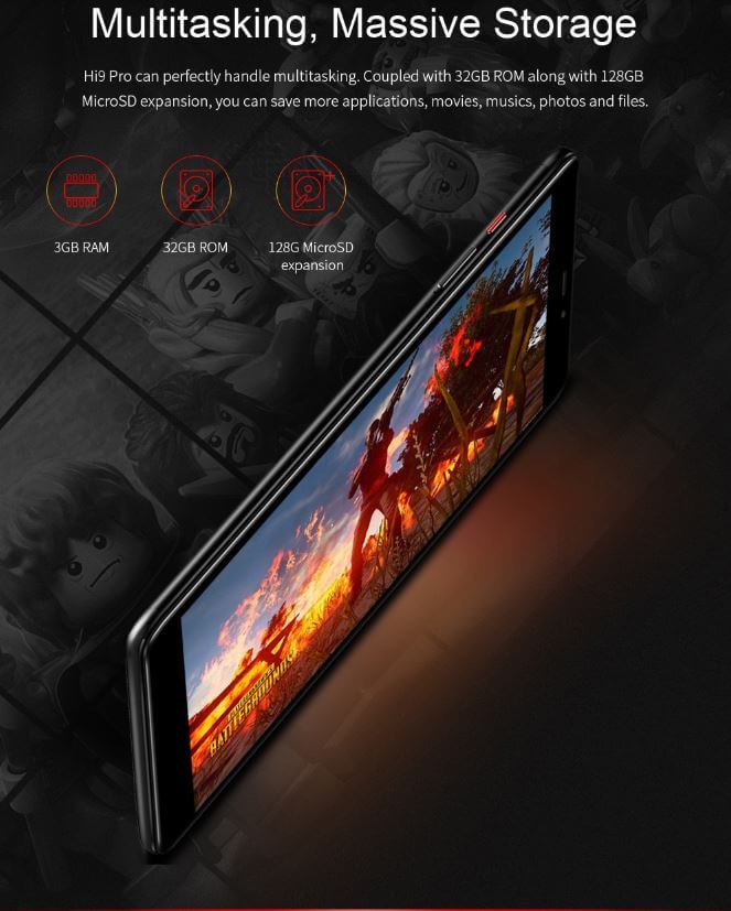 טאבלט Chuwi Hi9 Pro מסך 8.4" דגם 3GB+32GB עם מקום לסים כפול