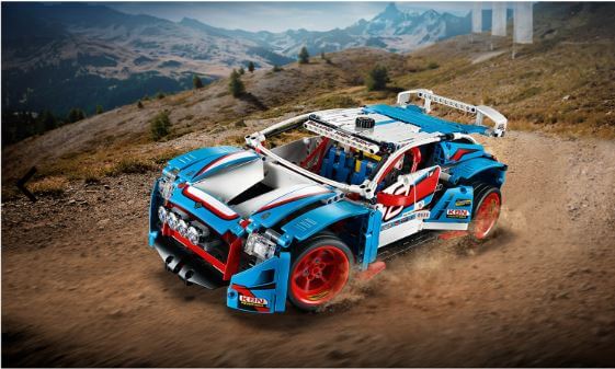 לגו מכונית ראלי כחולה LEGO Technic Rally Car דגם 42077