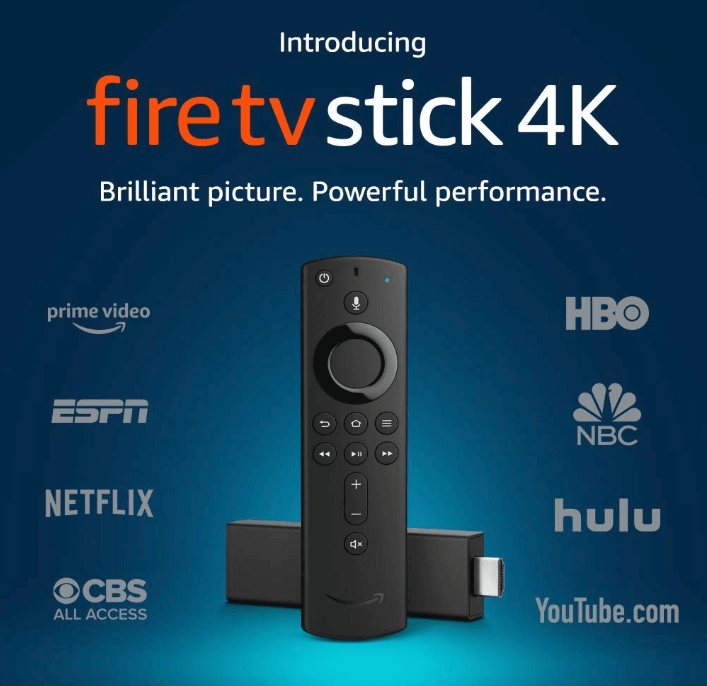 סטרימר Fire TV Stick 4K של אמזון