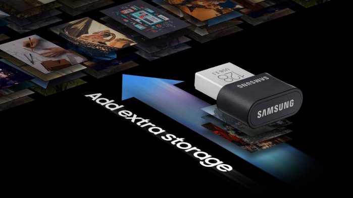 זכרון נייד Samsung MUF-128AB/AM FIT Plus בנפח 128GB סמסונג