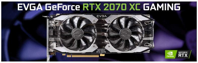 כרטיס מסך EVGA GeForce RTX 2070 XC Gaming