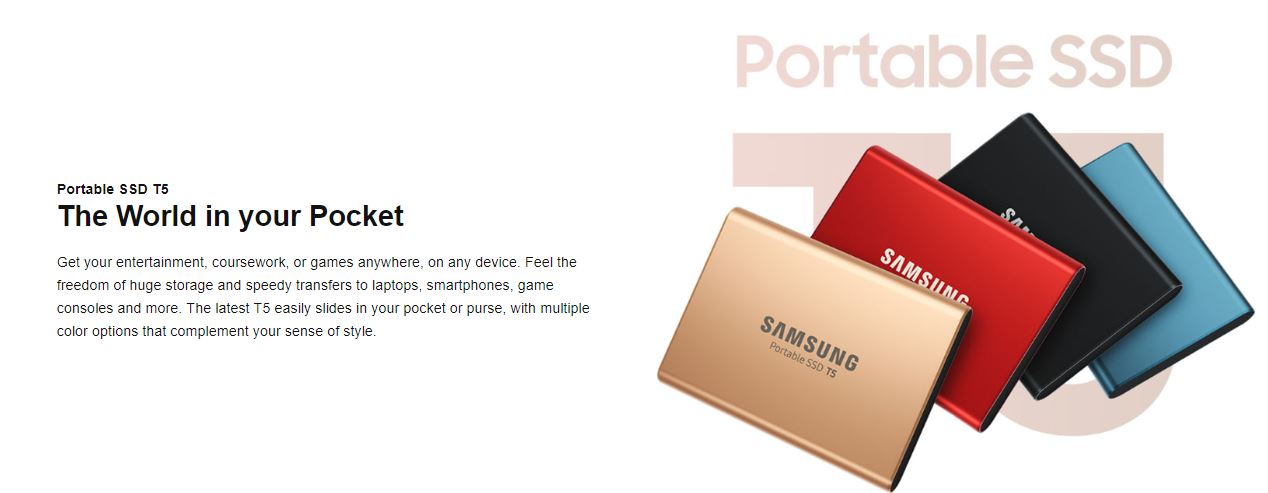 כונן SSD נייד Samsung T5