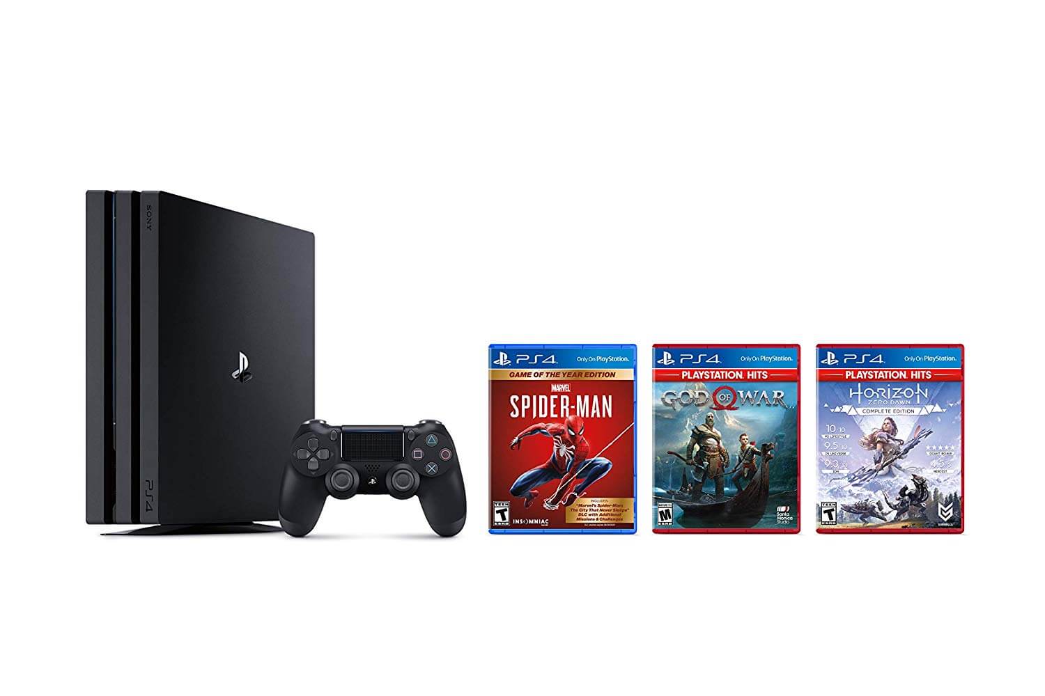 קונסולה PlayStation 4 Pro 1TB באנדל כולל 3 משחקים