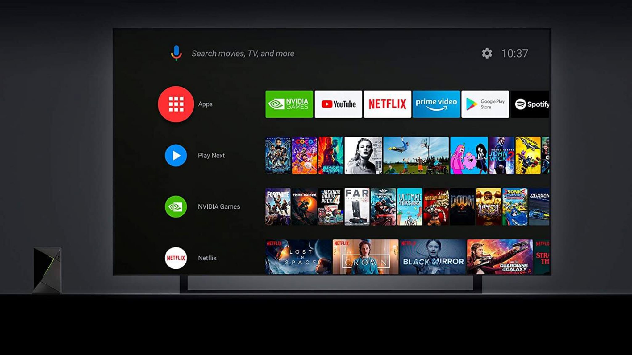 how to add tv app repo on nvidia shield