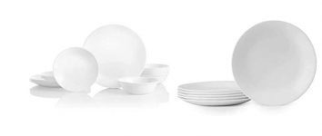 סט Corelle Winter Frost White ל 6 סועדים, 24 חלקים