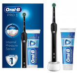מברשת שיניים חשמלית Oral-B Pro 1- 650 כולל משחת שיניים אורל בי