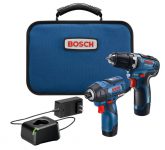סט BOSCH GXL12V-220B22 12V מטען 110V בוש