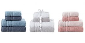 סט מגבות 100% כותנה