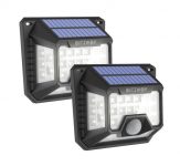 2 יחידות BlitzWolf BW-OLT3 תאורת חוץ סולארית