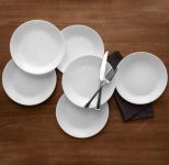 צלחות וקערות Corelle Winter Frost White הרכבת סט עצמאית עם משלוח חינם