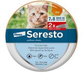 קולר Seresto נגד פרעושים ומזיקים לחתולים – 2 יחידות