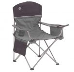 כסא קמפינג עם צידנית Coleman QUAD צבע אפור