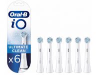 ראשים Oral-B iO Ultimate Clean מארז 6 יחידות – צבע לבן