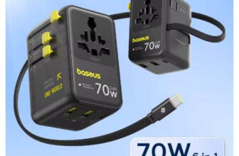 מפצל אוניברסלי Baseus Gan 70W
