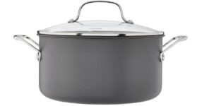 סיר Cuisinart 644-24 בנפח 5.7 ליטר כולל מכסה זכוכית