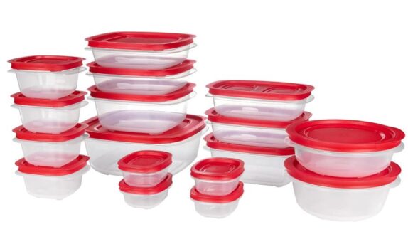 17 קופסאות Rubbermaid EasyStore