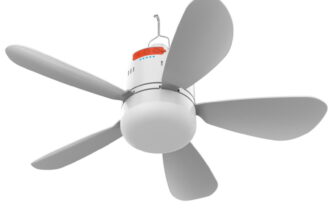 מאוורר נייד לתלייה Aztec כולל שלט