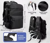 תיק גב עם דחיסת ואקום כולל משאבה