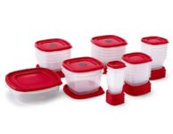 סט 30 קופסאות אחסון Rubbermaid Easy Find Lids