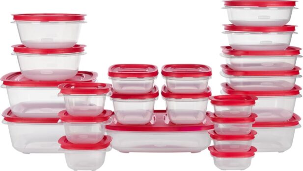 22 קופסאות Rubbermaid EasyStore