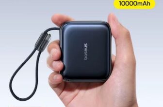 מטען נייד Baseus 45W עם כבל TYPE-C מובנה