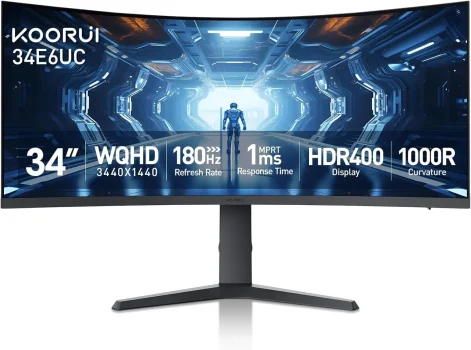 מסך מחשב KOORUI Ultrawide 34E6UC