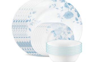 סט 18 חלקים Corelle דגם Blue Bouquet ל 6 אנשים