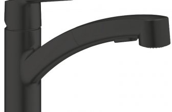 ברז מטבח נשלף GROHE Quickfix Start 303072431 צבע שחור