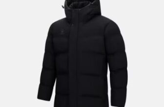 מעיל פוך Kelme עם קפוצון לגבר