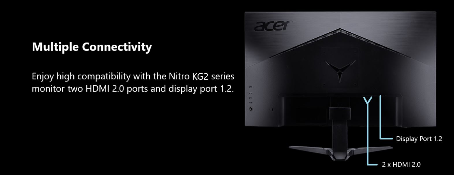 מסך מחשב גיימינג Acer Nitro 27" 4K KG272K