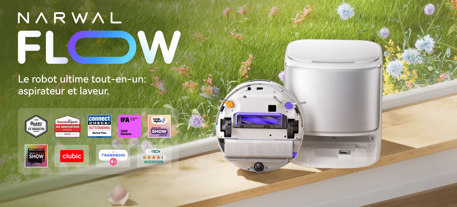 שואב רובוטי שוטף NARWAL Flow