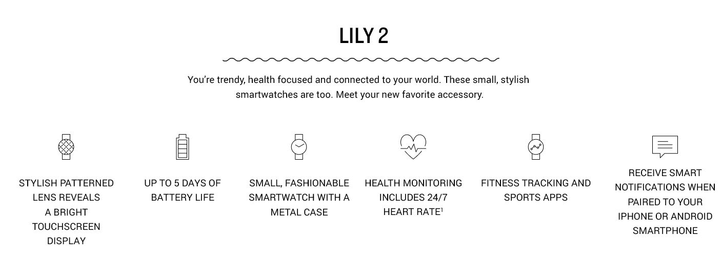 שעון חכם Garmin Lily 2