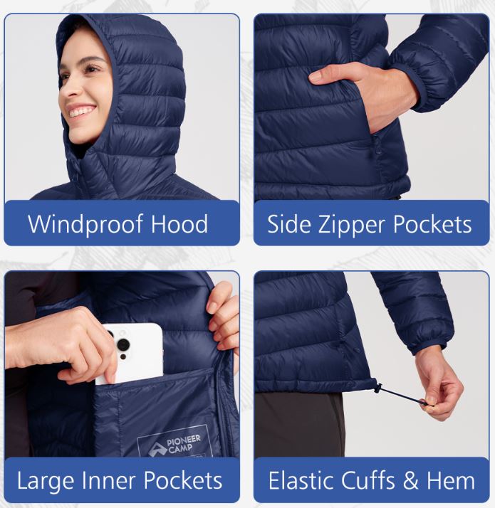 מעיל Pioneer Camp לנשים