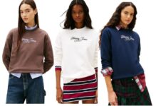 סוויטשירט Tommy Jeans לנשים